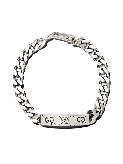 gucci ghost chain being worn|gucci ghost chain bracelet.